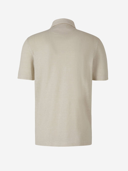 Outlet online Santa Eulalia Hombre Polo Algodón Y Lino color Beis sku 552-001325 01 - Foto 2