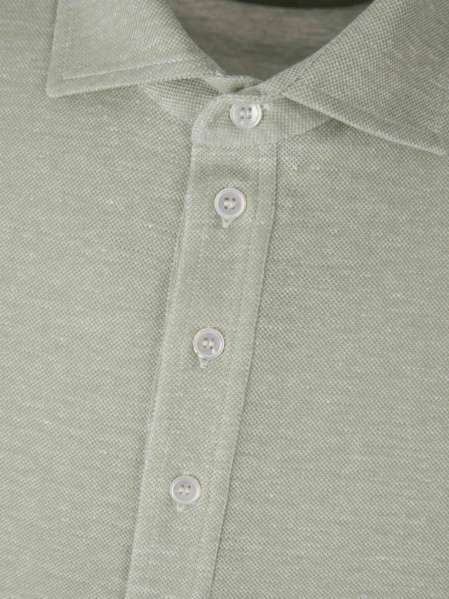 Outlet online Santa Eulalia Hombre Polo Algodón Y Lino color Beis sku 552-001325 01 - Foto 6