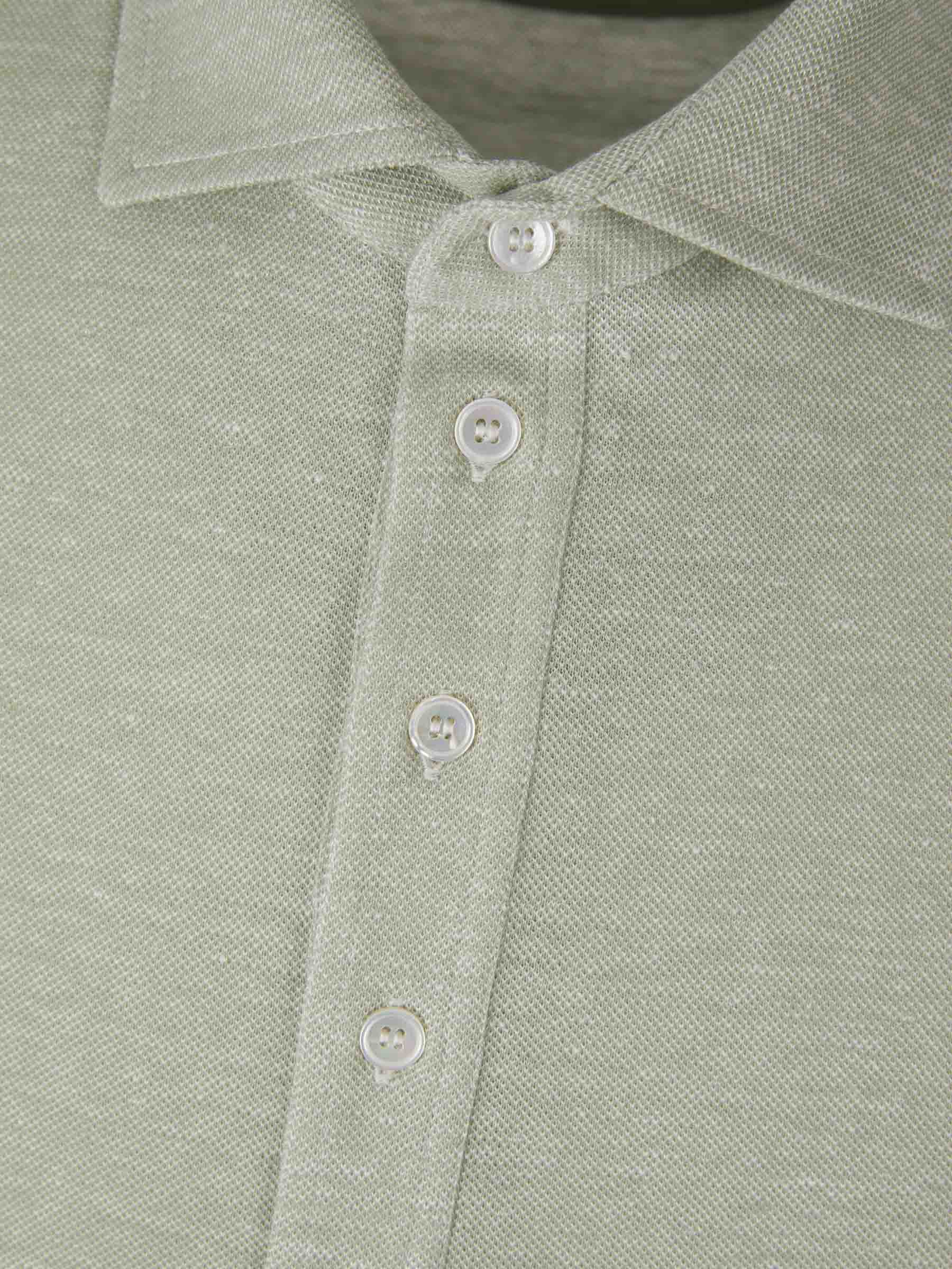Outlet online Santa Eulalia Hombre Polo Algodón Y Lino color Beis sku 552-001325 01 - Foto 6