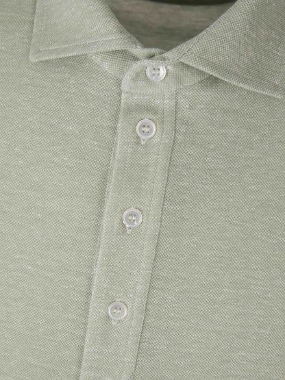 Outlet online Santa Eulalia Hombre Polo Algodón Y Lino color Beis sku 552-001325 01 - Foto 6