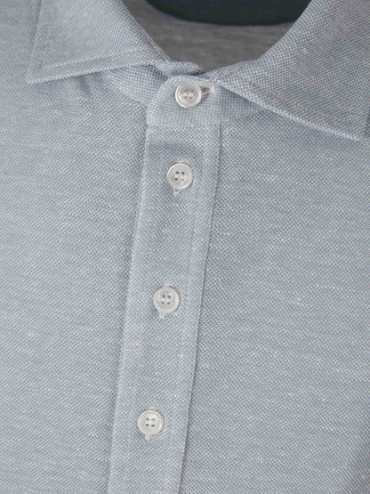 Outlet online Santa Eulalia Hombre Polo Algodón Y Lino color Beis sku 552-001325 01 - Foto 9