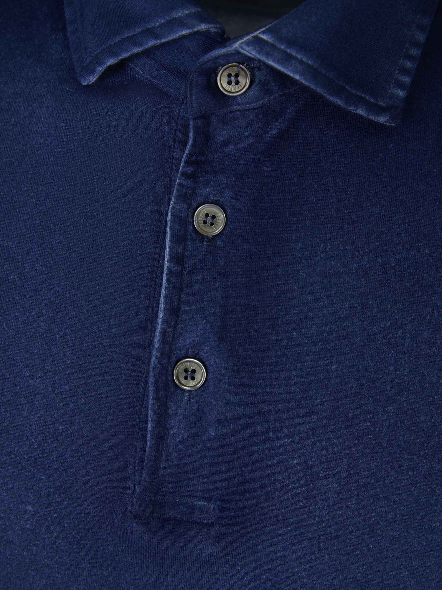 Outlet online Fedeli Hombre Polo Algodón color Azul Cobalto sku 552-001327 02 - Foto 6