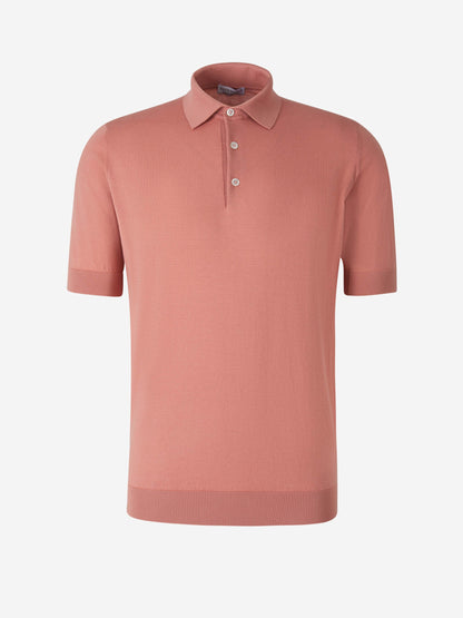 Outlet online Santa Eulalia Hombre Polo Punto Algodón color Salmon sku 552-001332 03 - Foto 2