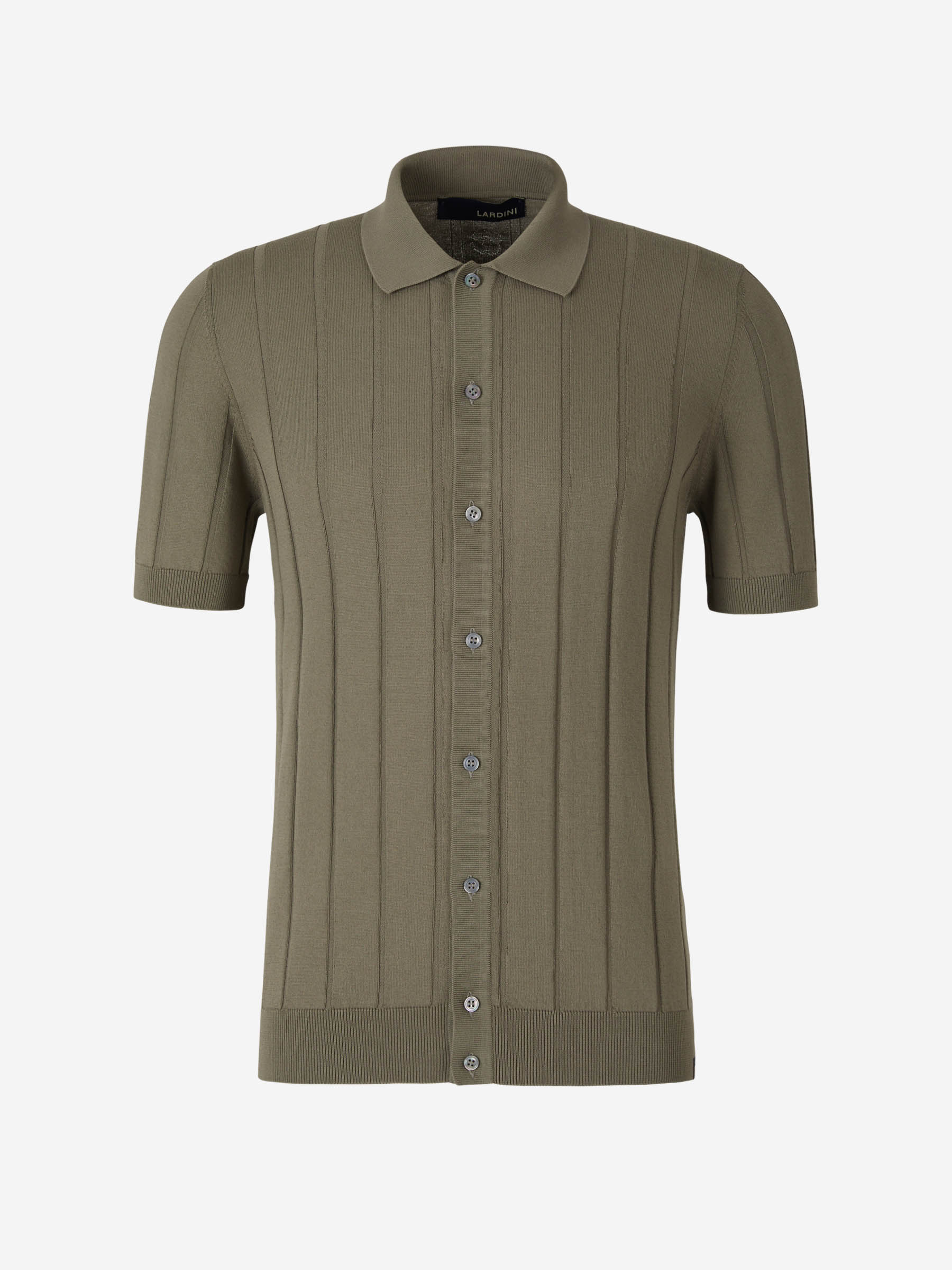 Outlet online Lardini Hombre Polo Punto Algodón color Rosa Envejecido sku 552-001333 02 - Foto 2