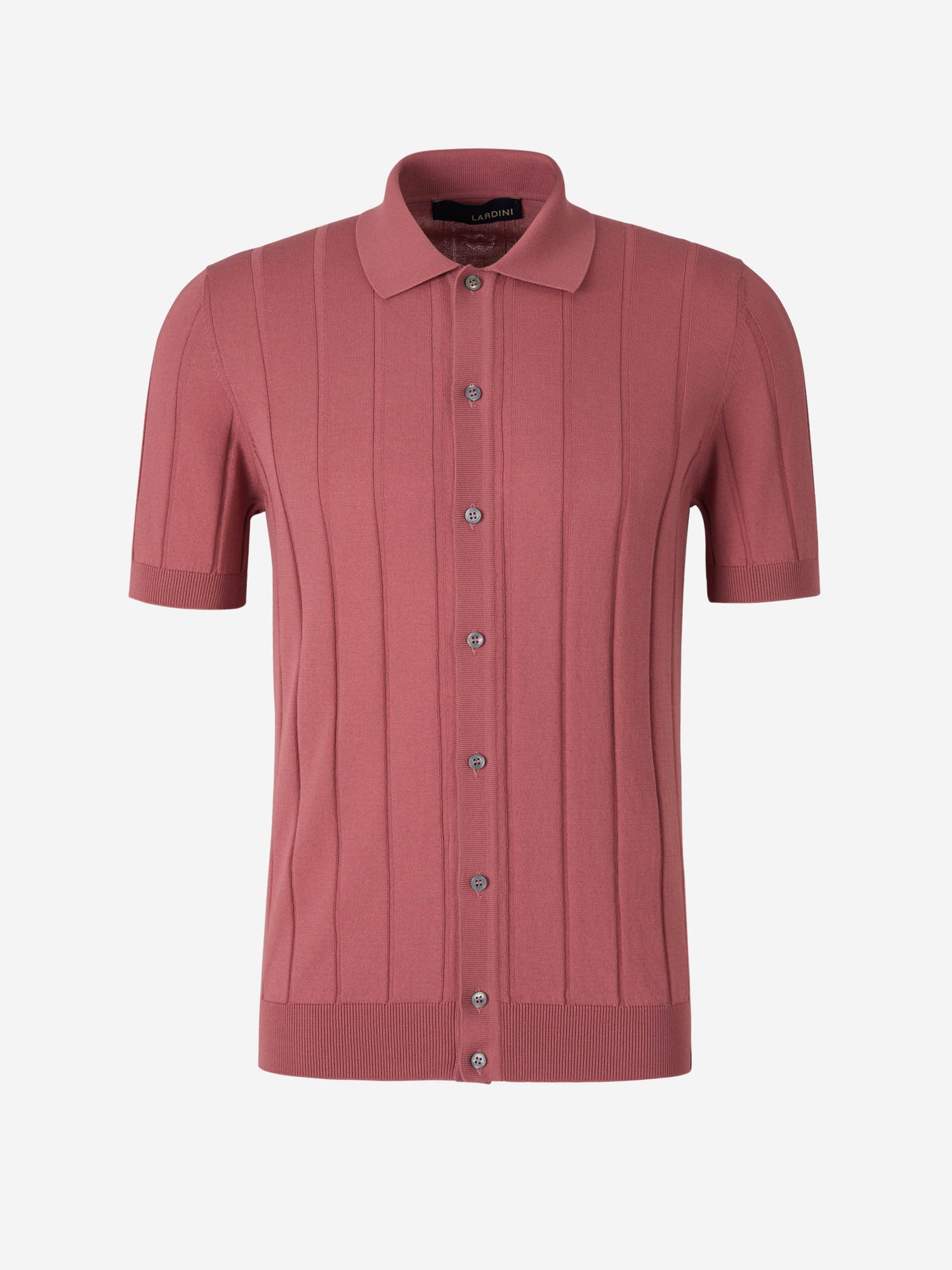 Outlet online Lardini Hombre Polo Punto Algodón color Rosa Envejecido sku 552-001333 02 - Foto 8