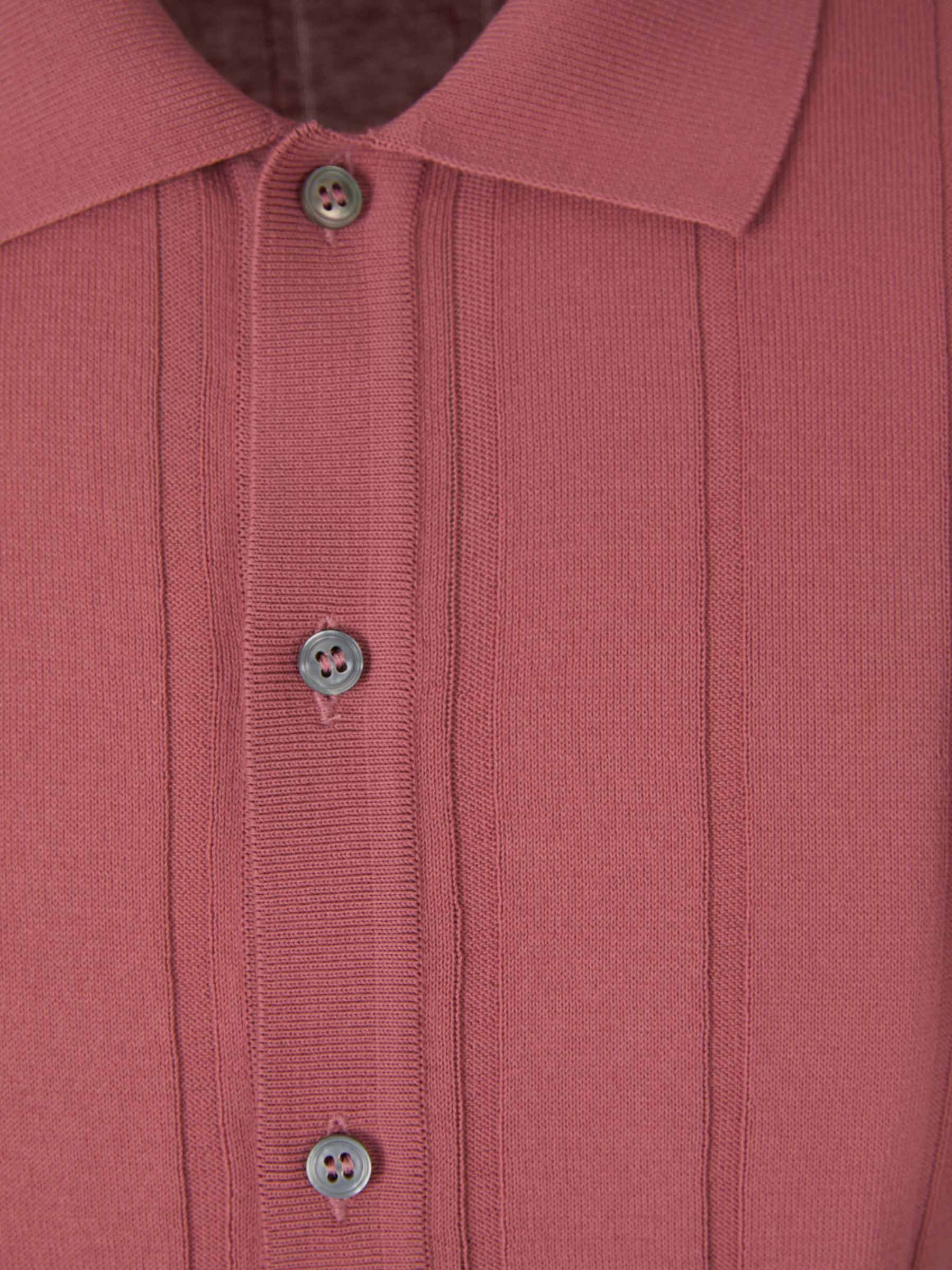 Outlet online Lardini Hombre Polo Punto Algodón color Rosa Envejecido sku 552-001333 02 - Foto 6