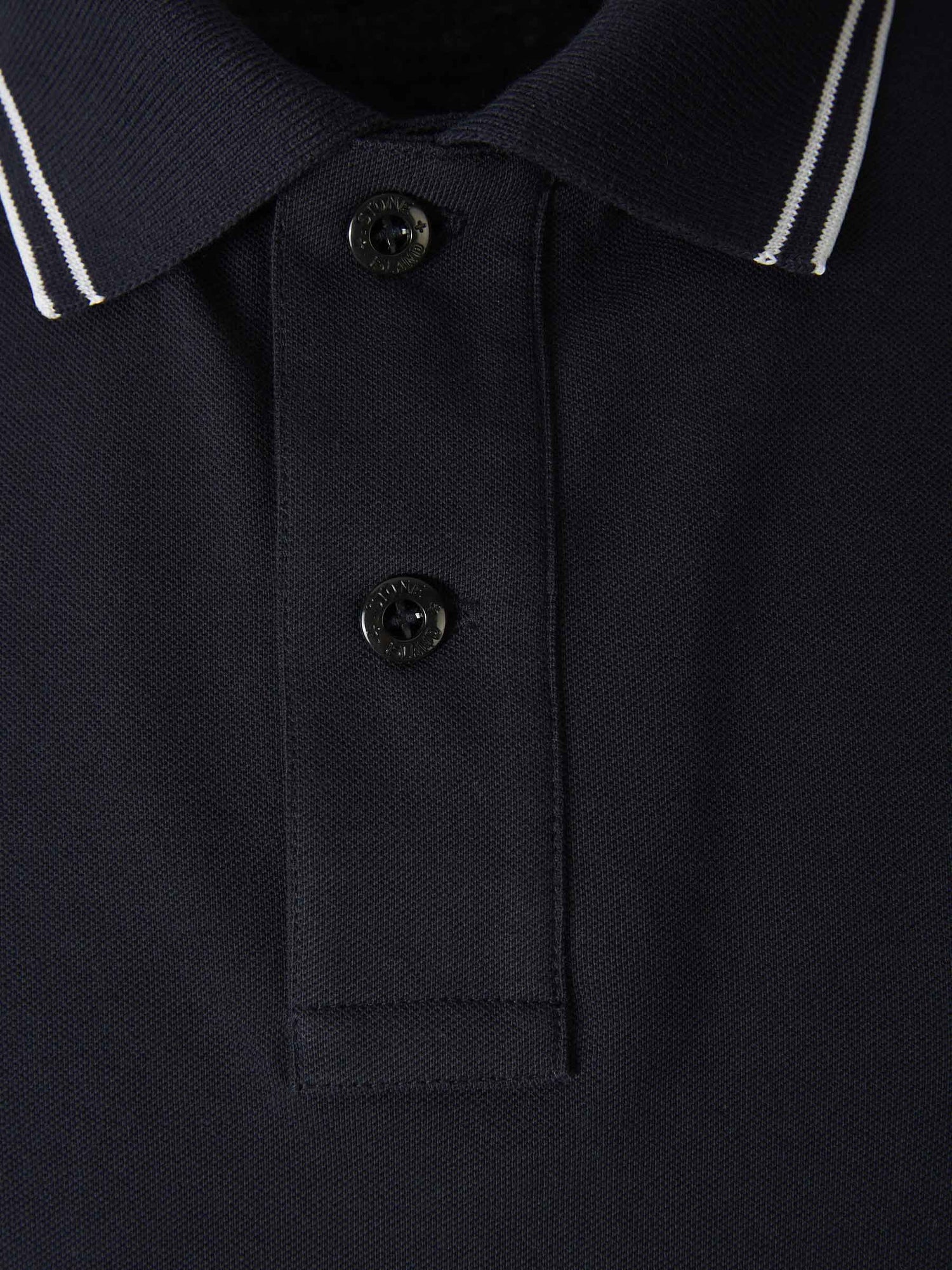 Outlet online Stone Island Hombre Polo Piqué Detalle Rayas color Blanco sku 552-001357 02 - Foto 2