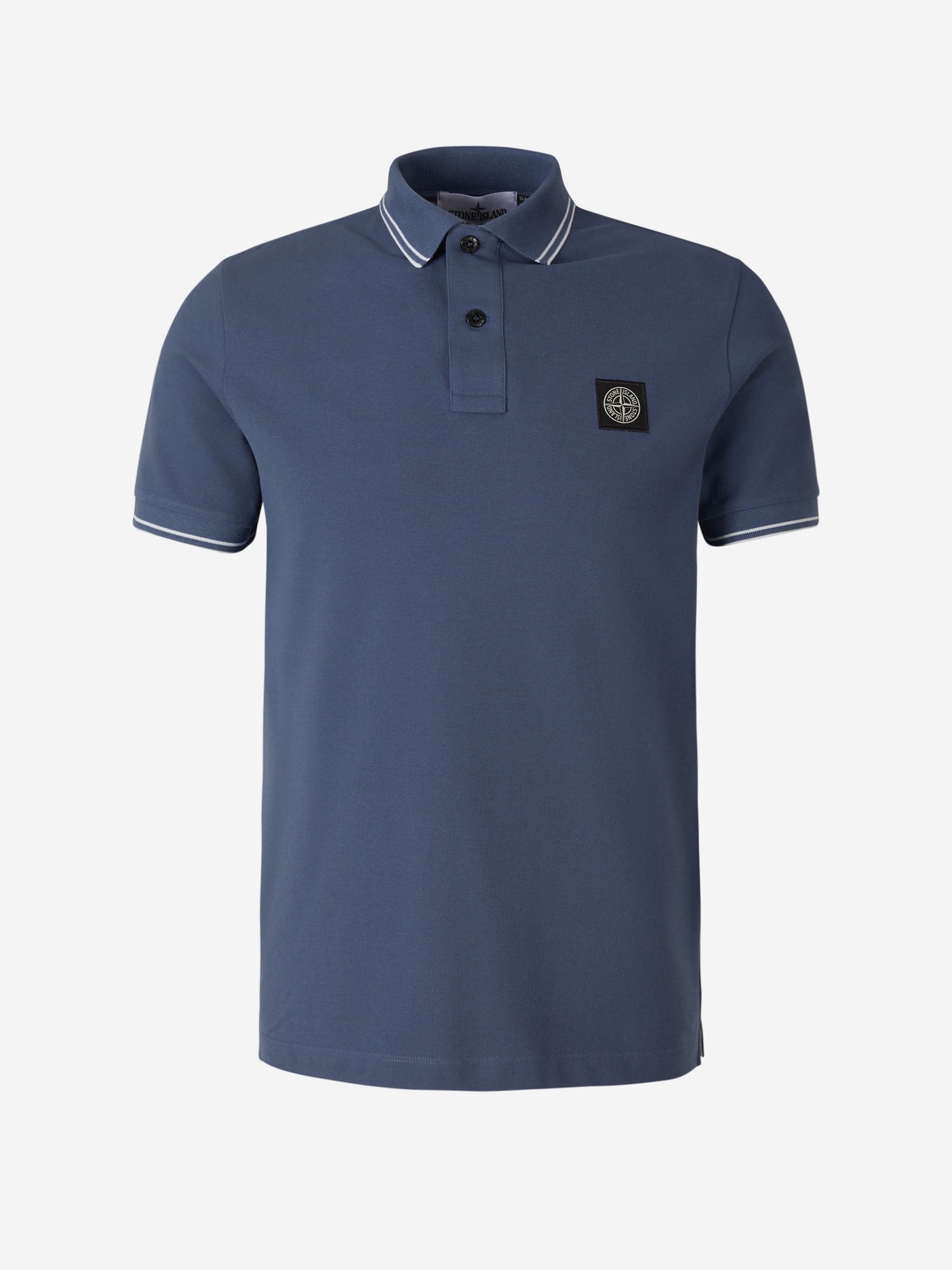Outlet online Stone Island Hombre Polo Piqué Detalle Rayas color Blanco sku 552-001357 02 - Foto 11