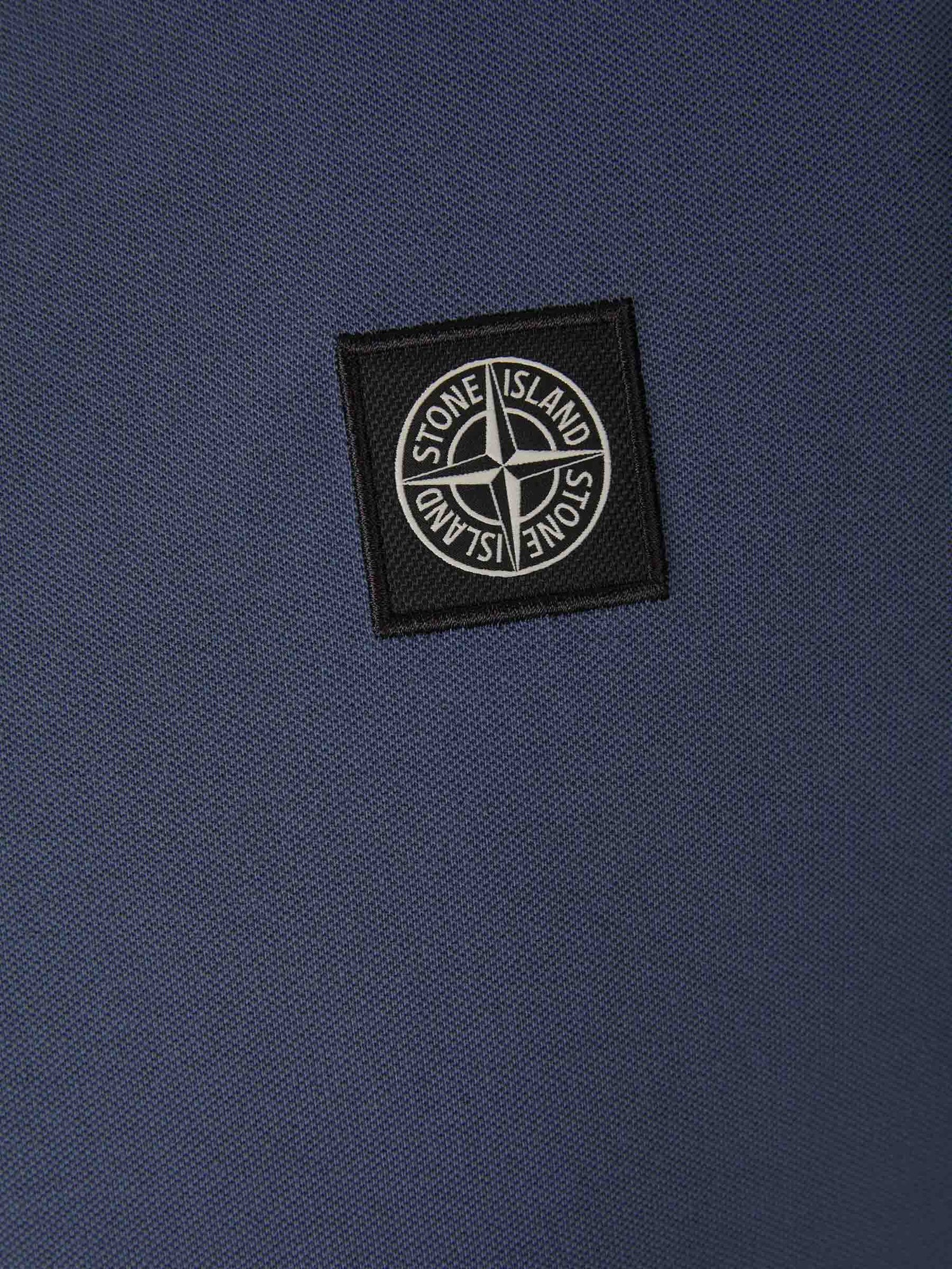 Outlet online Stone Island Hombre Polo Piqué Detalle Rayas color Blanco sku 552-001357 02 - Foto 12