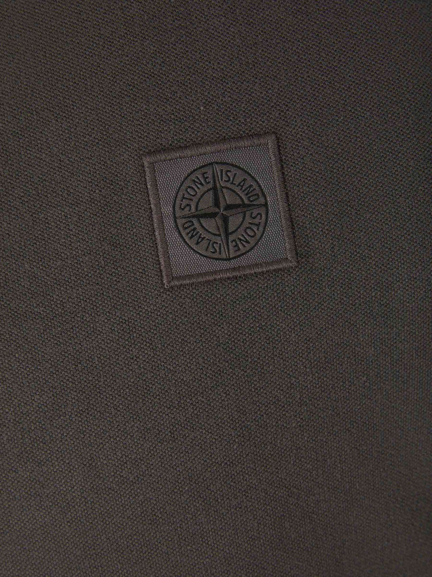 Outlet online Stone Island Hombre Polo Piqué Liso color Naranja sku 552-001358 02 - Foto 4