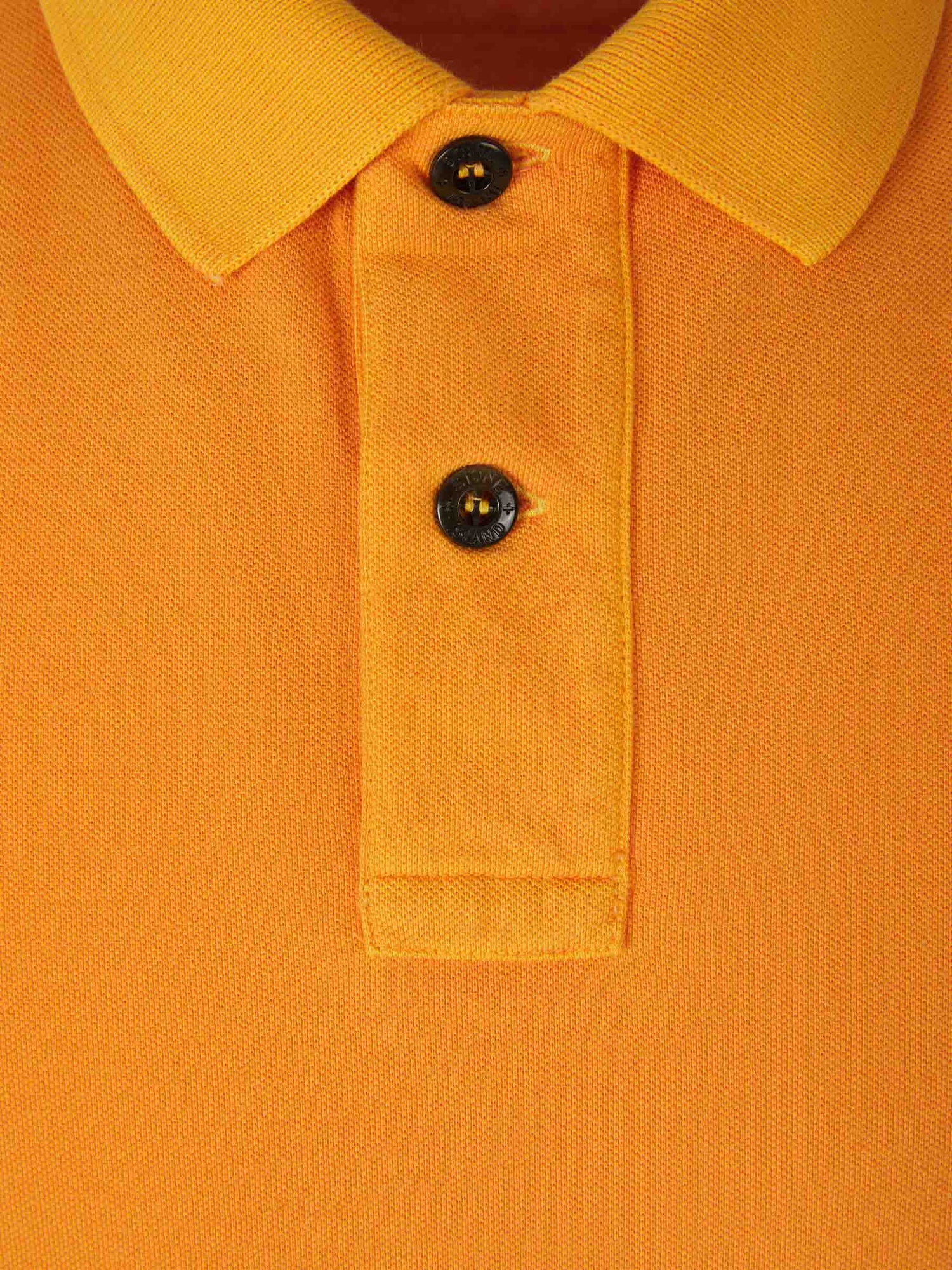 Outlet online Stone Island Hombre Polo Piqué Liso color Naranja sku 552-001358 02 - Foto 6