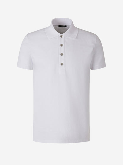 Outlet online Balmain Hombre Polo Monograma Jacquard color Negro sku 552-001385 02 - Foto 4