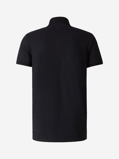 Outlet online Balmain Hombre Polo Monograma Jacquard color Negro sku 552-001385 02 - Foto 8