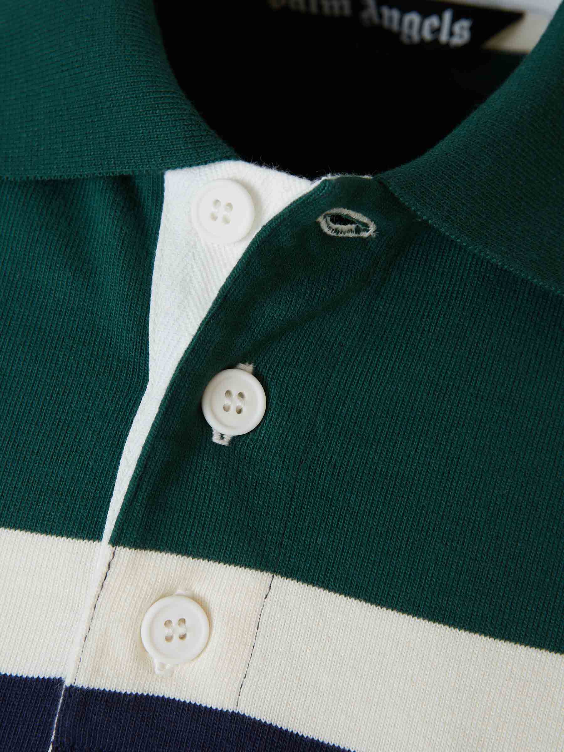 Outlet online Palm Angels Hombre Polo Monograma Rugby color Blanco sku 552-001397 01 - Foto 3