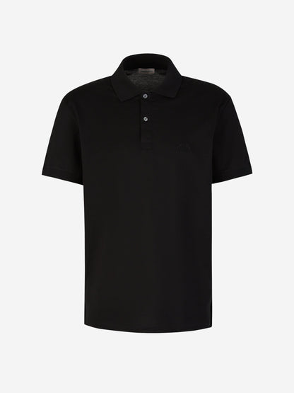 Outlet online Alexander McQueen Hombre Polo Algodón Bordado color Negro sku 552-001431 01 - Foto 1
