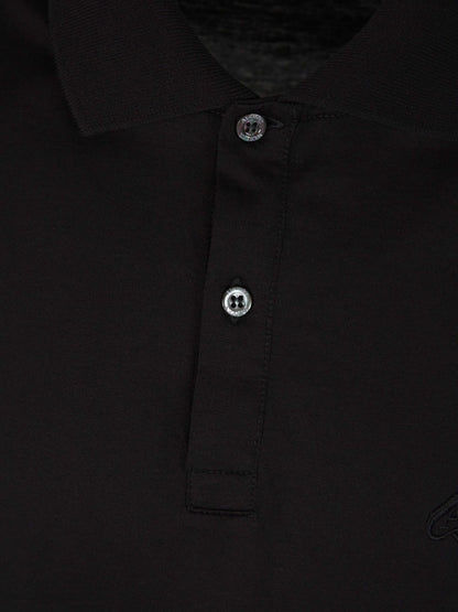 Outlet online Alexander McQueen Hombre Polo Algodón Bordado color Negro sku 552-001431 01 - Foto 3