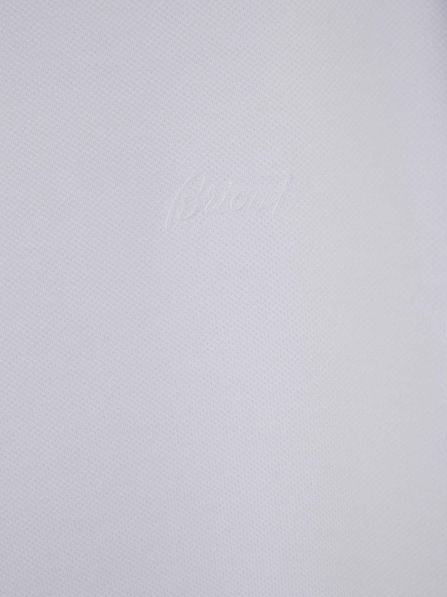 Outlet online Brioni Hombre Polo Piquet Algodón color Blanco sku 552-001449 02 - Foto 8