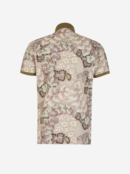 Outlet online Etro Hombre Polo Algodón Flores color Verde Militar sku 552-001464 01 - Foto 2