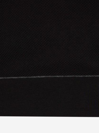 Outlet online Brioni Hombre Polo Piqué Sea Island color Negro sku 552-001516 01 - Foto 4