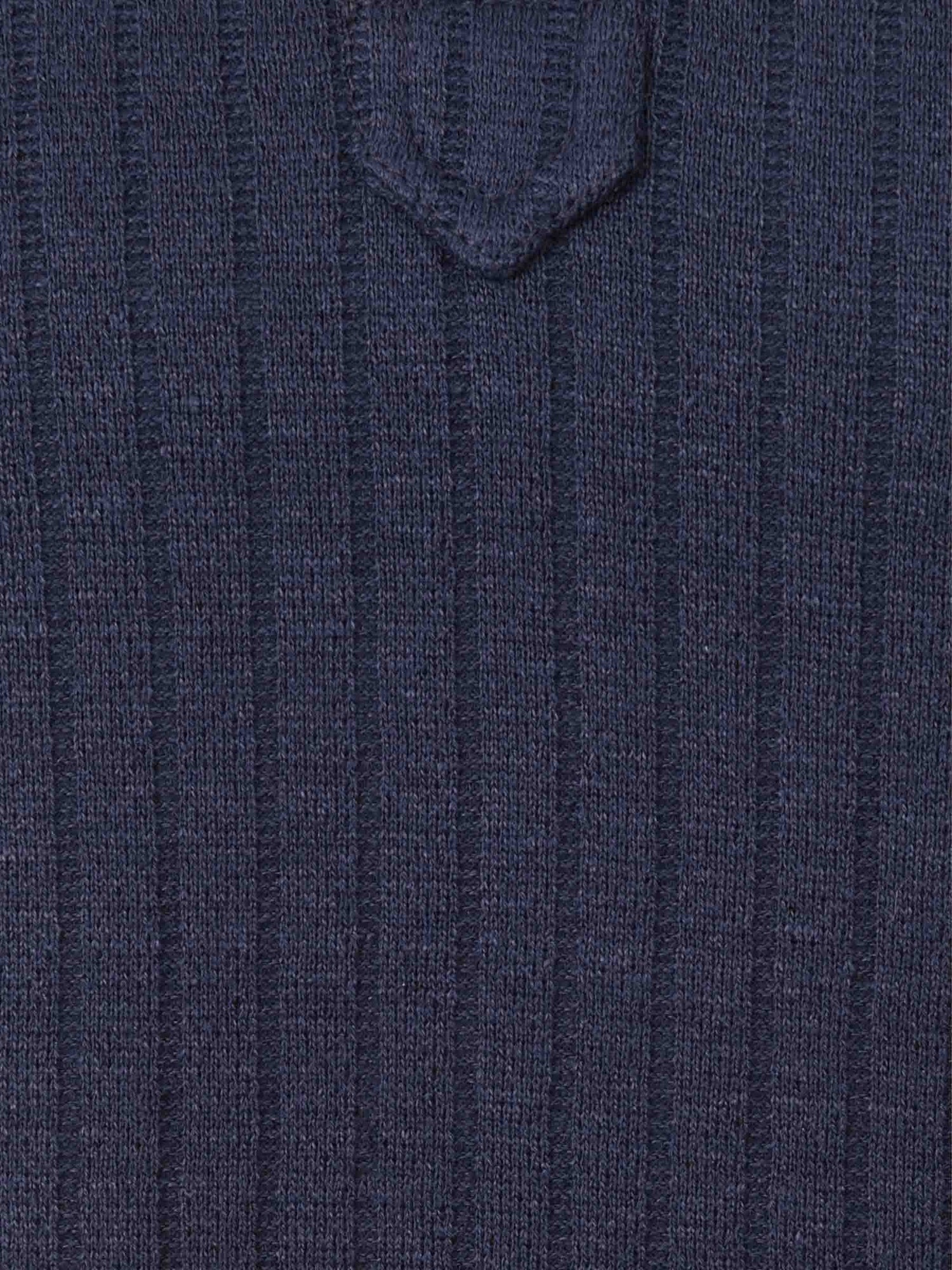 Brunello Cucinelli Hombre Barcelona Polo Canalé Botones color Azul Cobalto sku 552-001534 01 - Foto 4