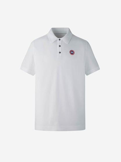 Outlet online Canada Goose Hombre Polo Algodón Beckley color Blanco sku 552-001544 01 - Foto 1