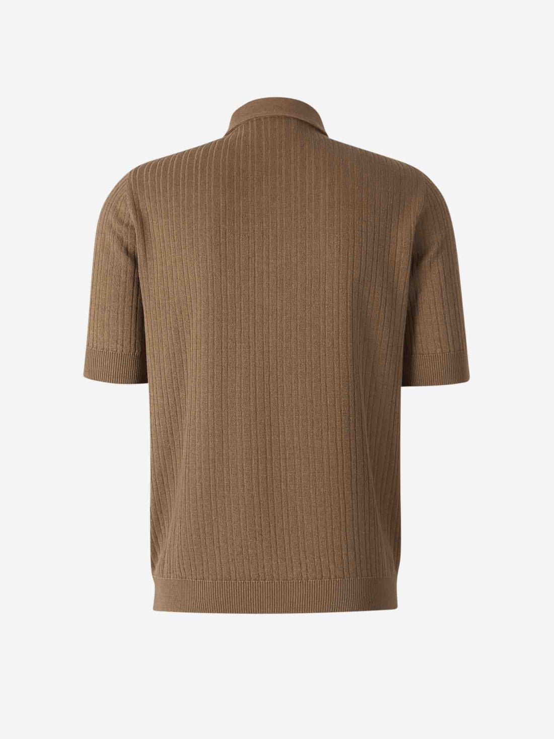 Outlet online Lardini Hombre Polo Punto Algodón color Camel sku 552-001545 02 - Foto 2