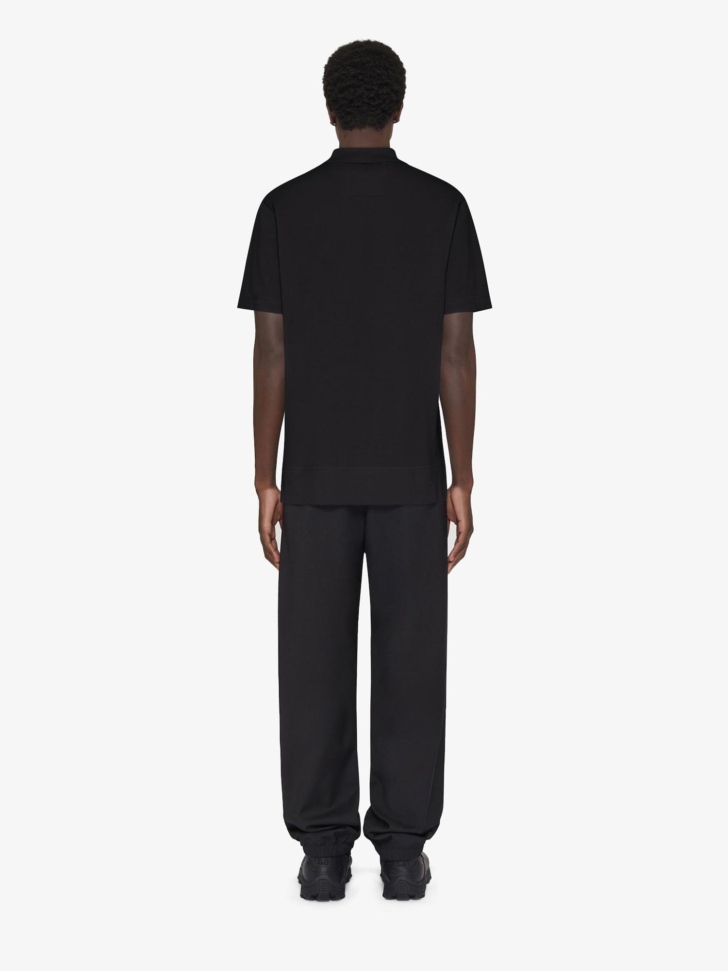 Outlet online Givenchy Hombre Polo Logo Algodón color Negro sku 552-001547 01 - Foto 3