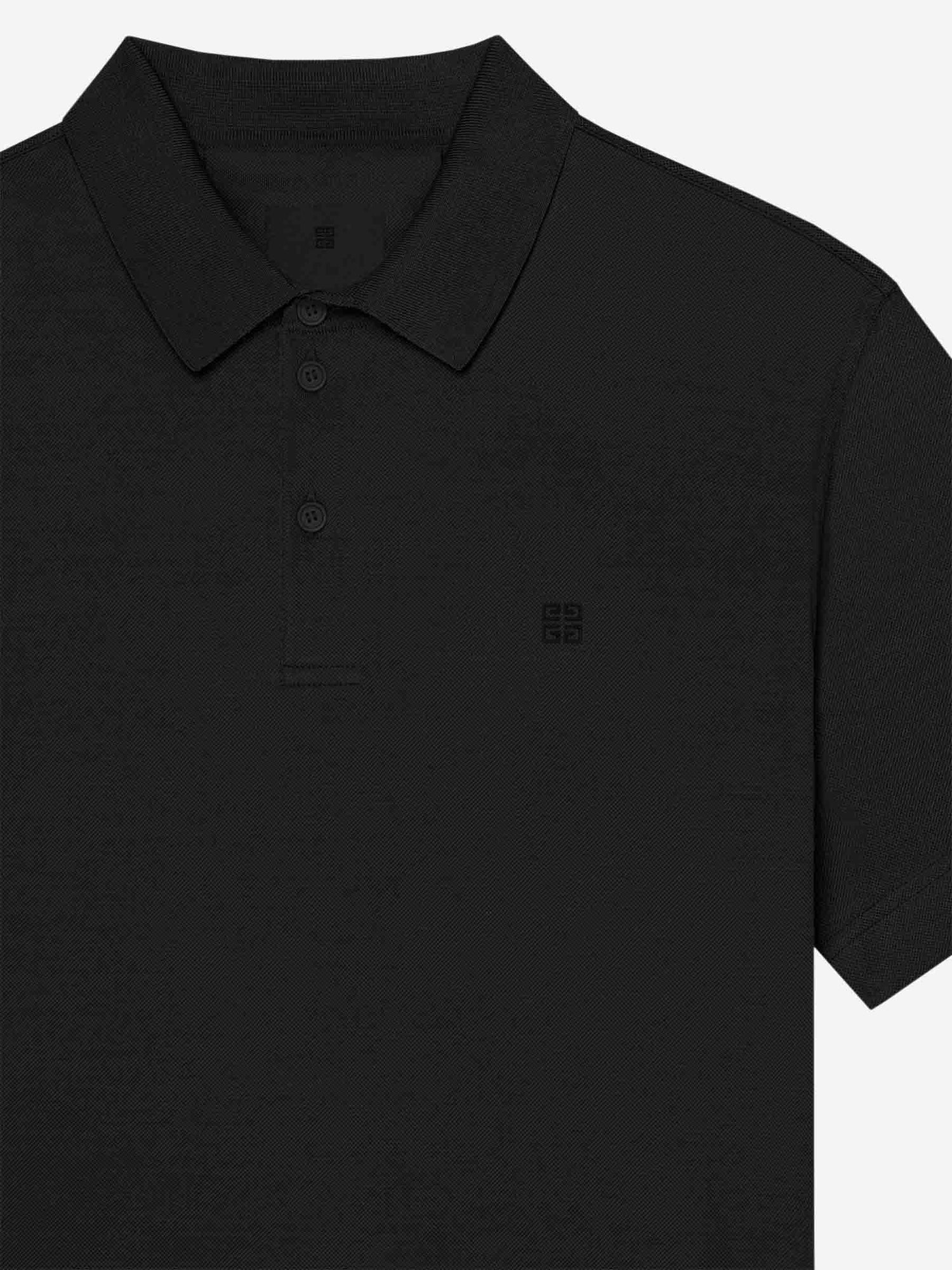 Outlet online Givenchy Hombre Polo Logo Algodón color Negro sku 552-001547 01 - Foto 4