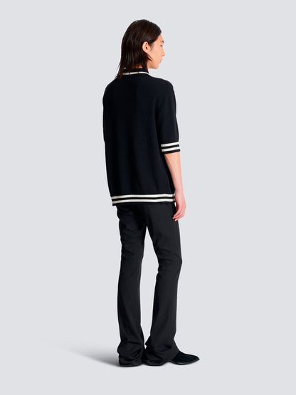 Balmain Hombre Barcelona Polo Punto Logo color Negro sku 552-001556 01 - Foto 3