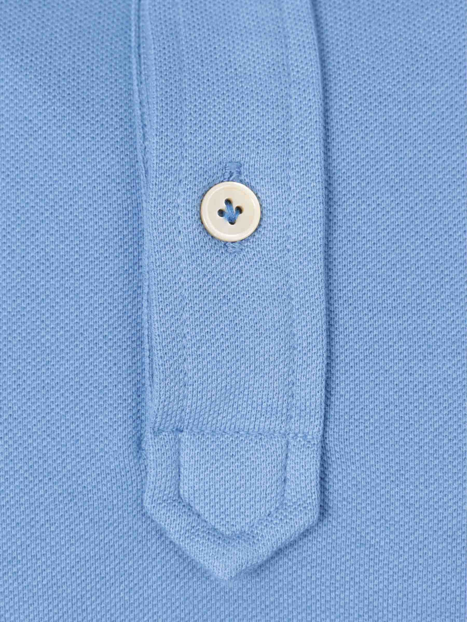 Outlet online Santa Eulalia Hombre Polo Liso Algodón color Azul sku 552-001559 02 - Foto 4