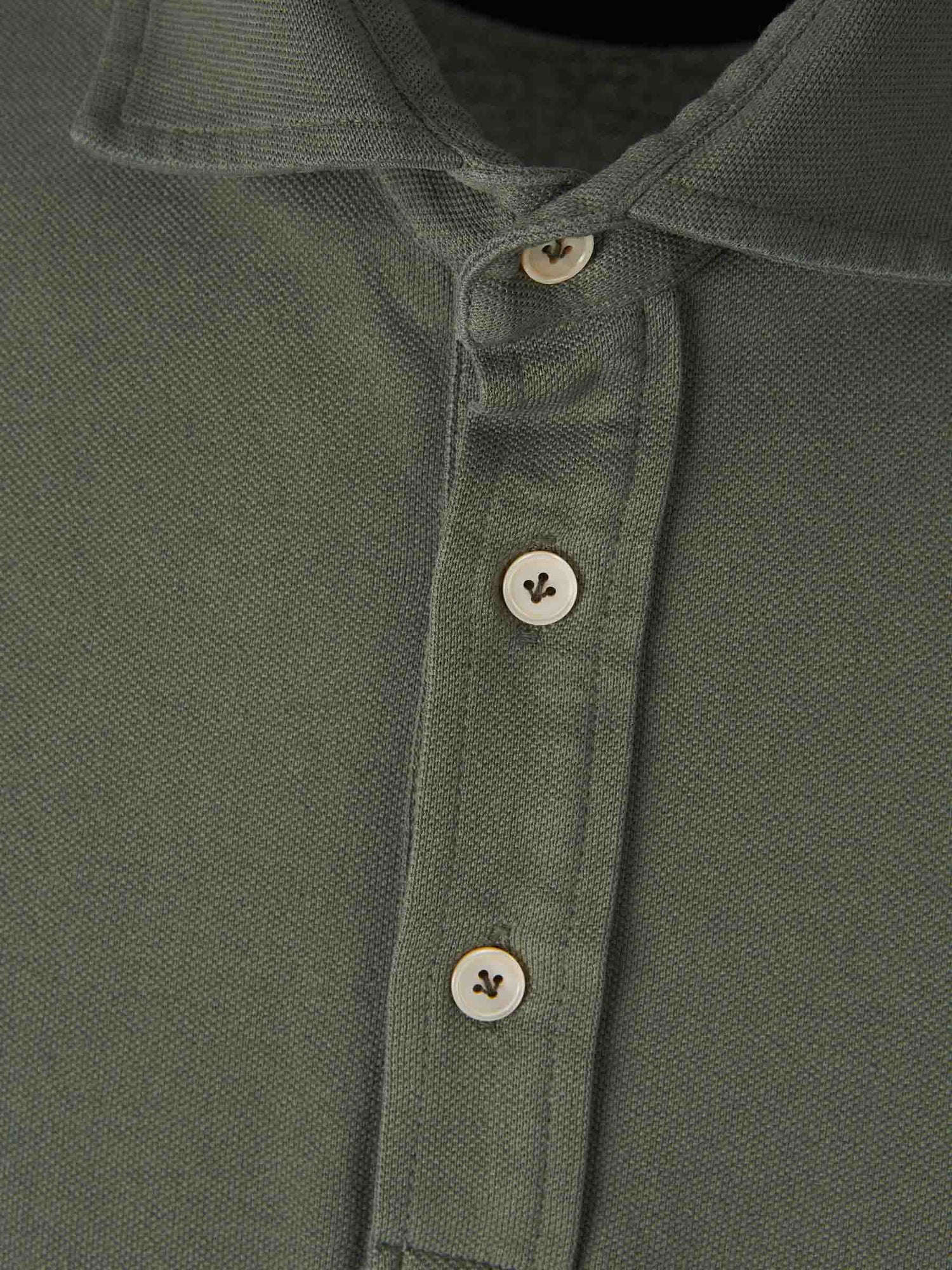 Outlet online Santa Eulalia Hombre Polo Liso Algodón color Verde sku 552-001559 04 - Foto 3