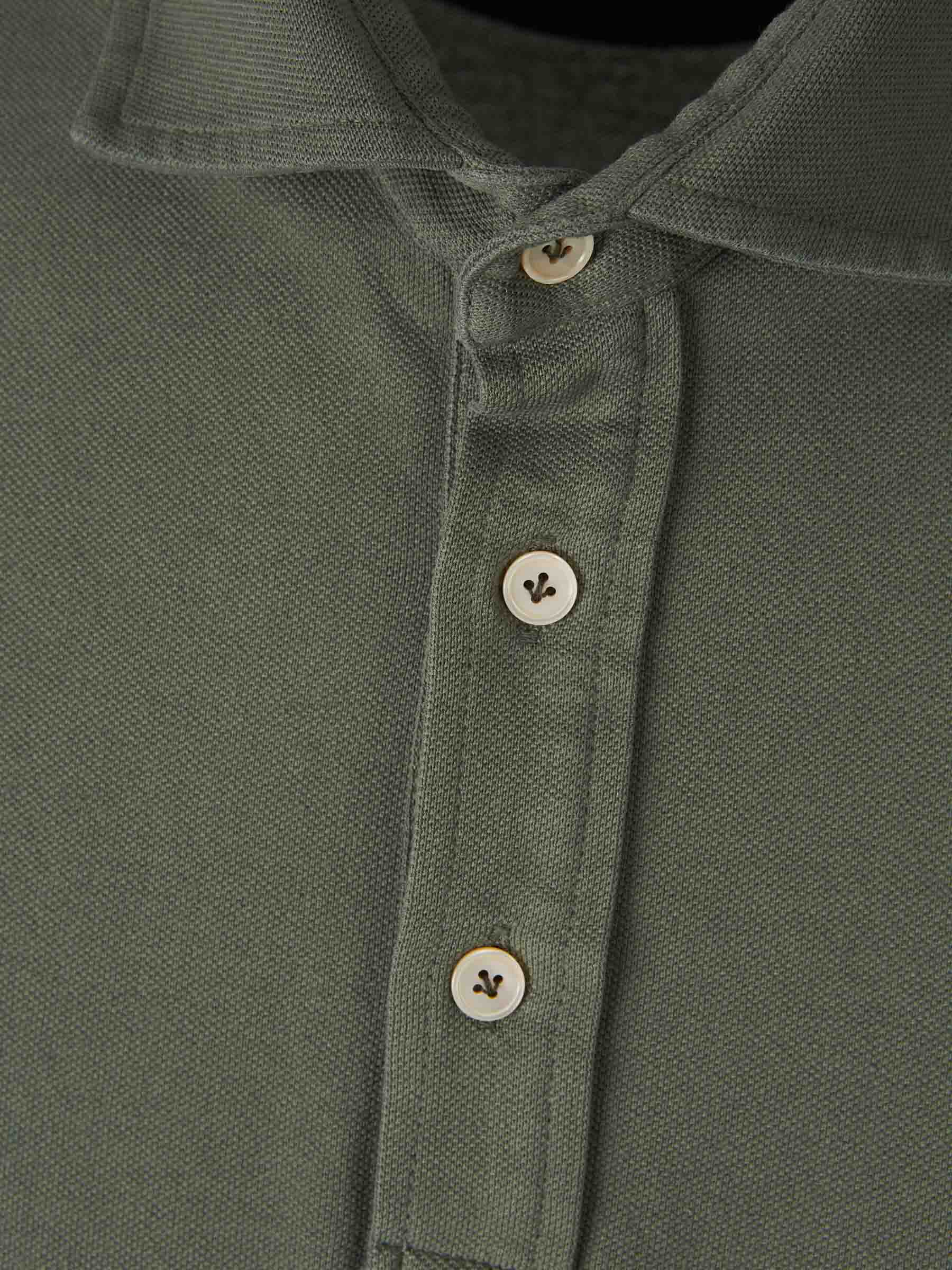 Outlet online Santa Eulalia Hombre Polo Liso Algodón color Verde sku 552-001559 04 - Foto 3