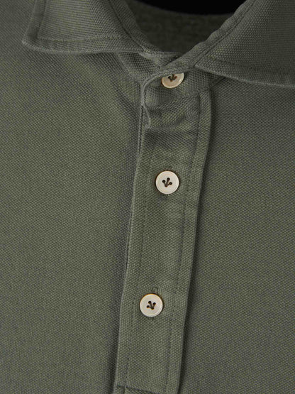 Outlet online Santa Eulalia Hombre Polo Liso Algodón color Verde sku 552-001559 04 - Foto 3
