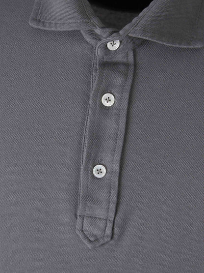 Outlet online Santa Eulalia Hombre Polo Liso Algodón color Gris Piedra sku 552-001559 05 - Foto 3