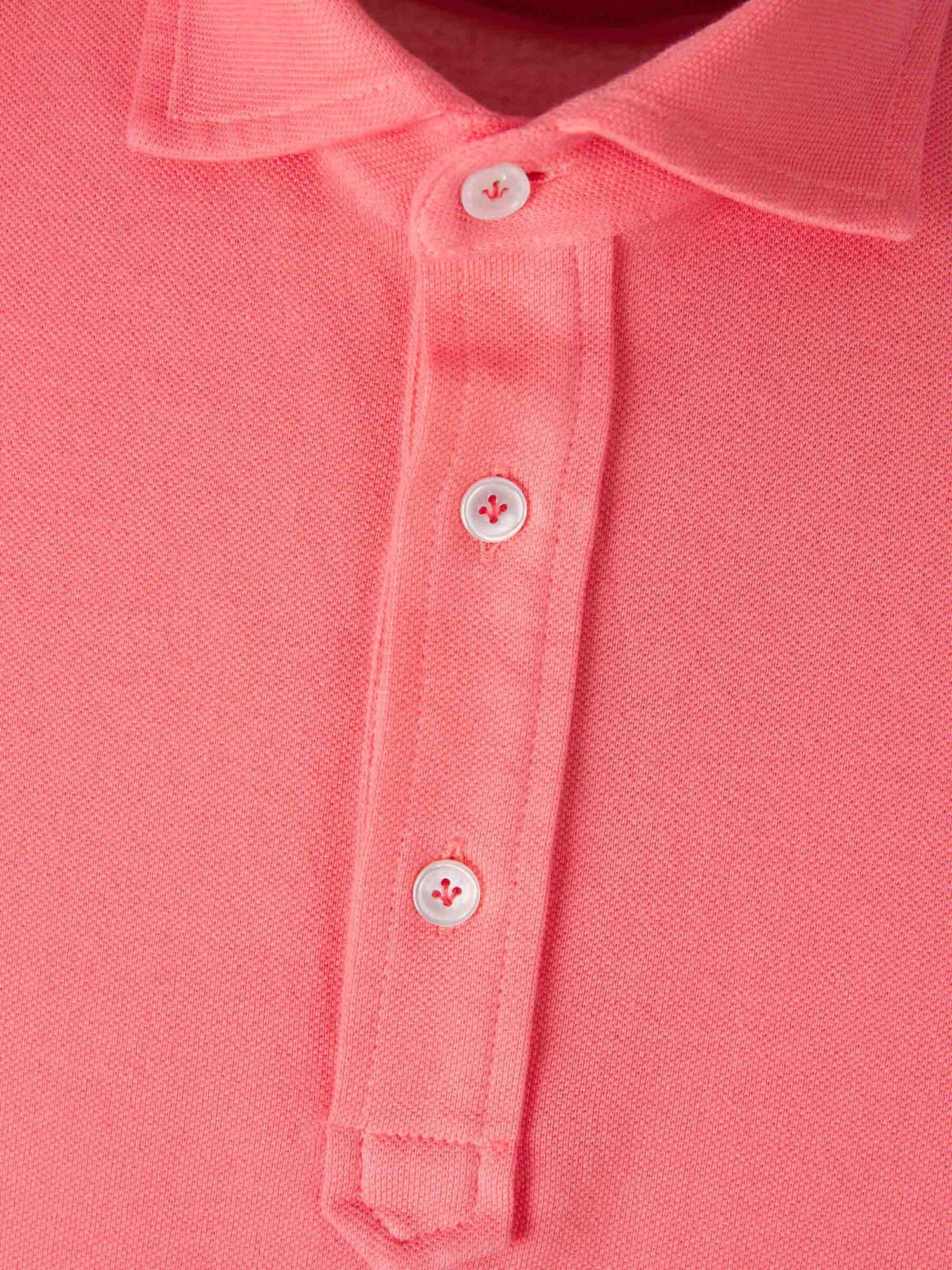 Outlet online Santa Eulalia Hombre Polo Liso Algodón color Salmón sku 552-001559 09 - Foto 3