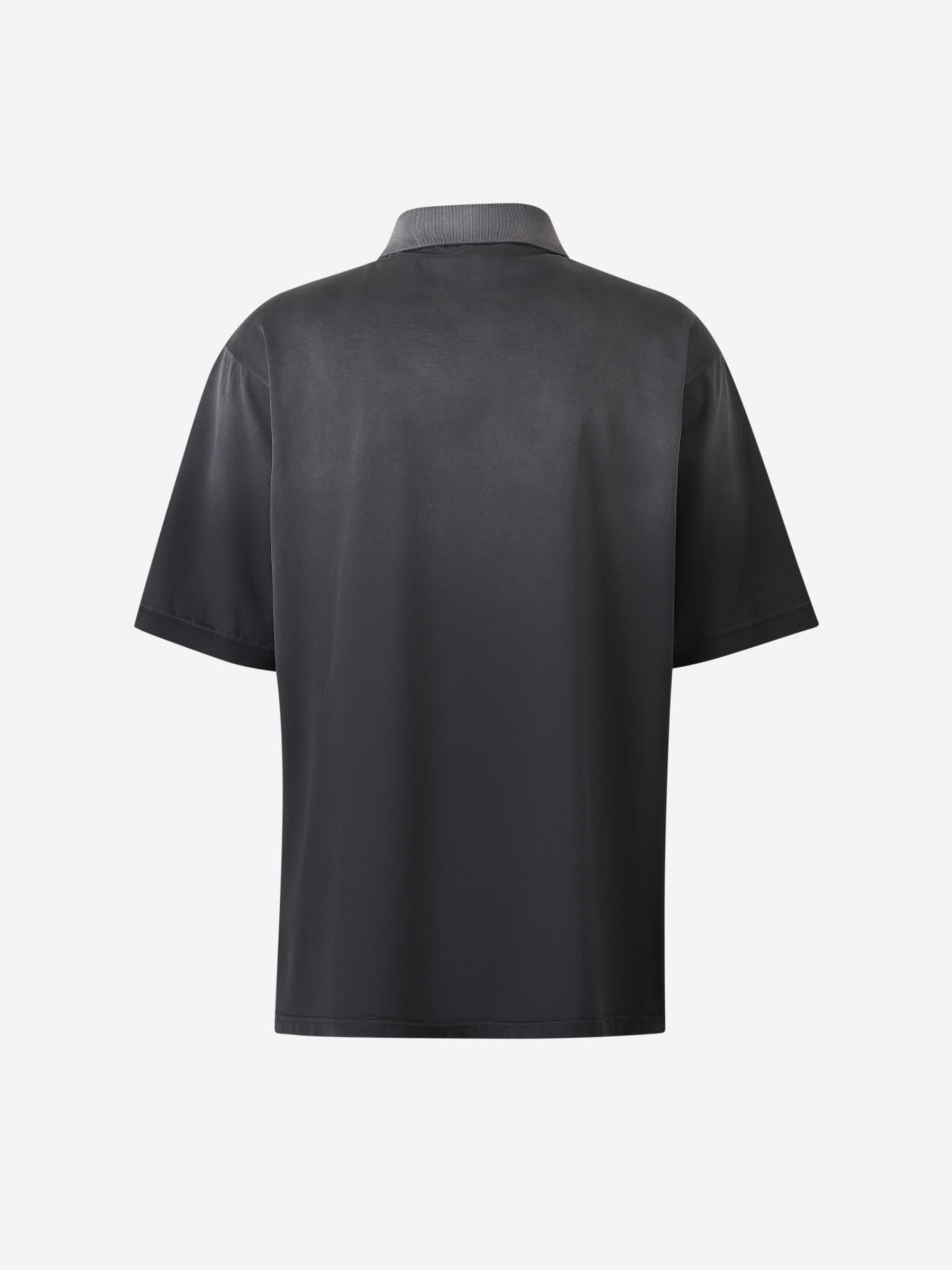 Outlet online Alexander McQueen Hombre Polo Logo Algodón color Negro sku 552-001562 01 - Foto 2