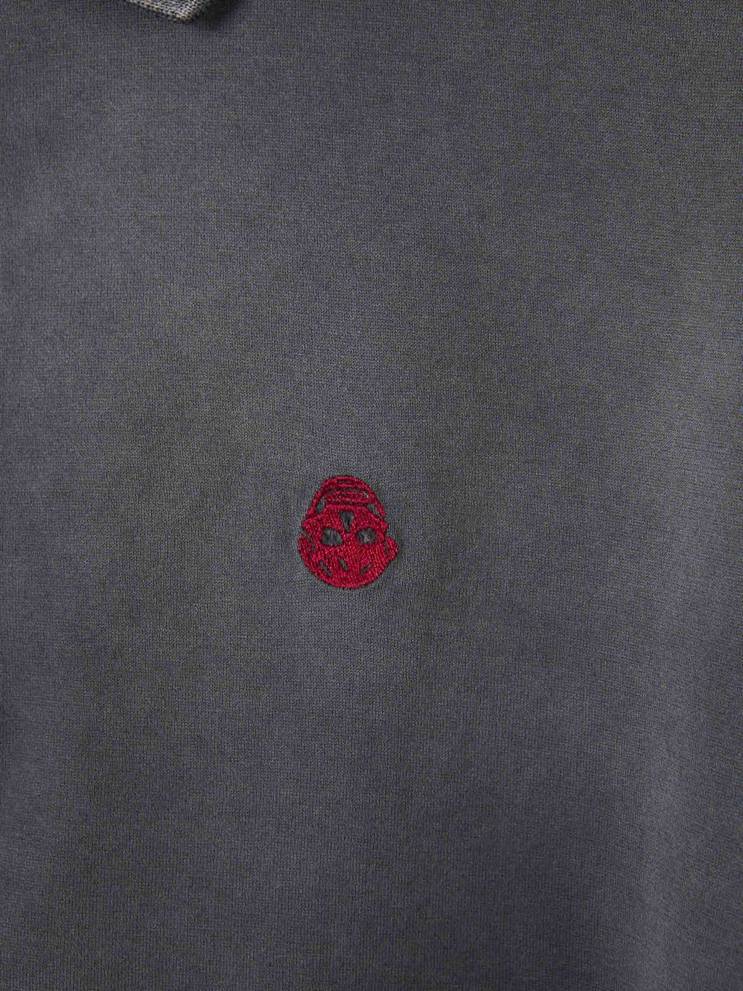 Outlet online Alexander McQueen Hombre Polo Logo Algodón color Negro sku 552-001562 01 - Foto 4