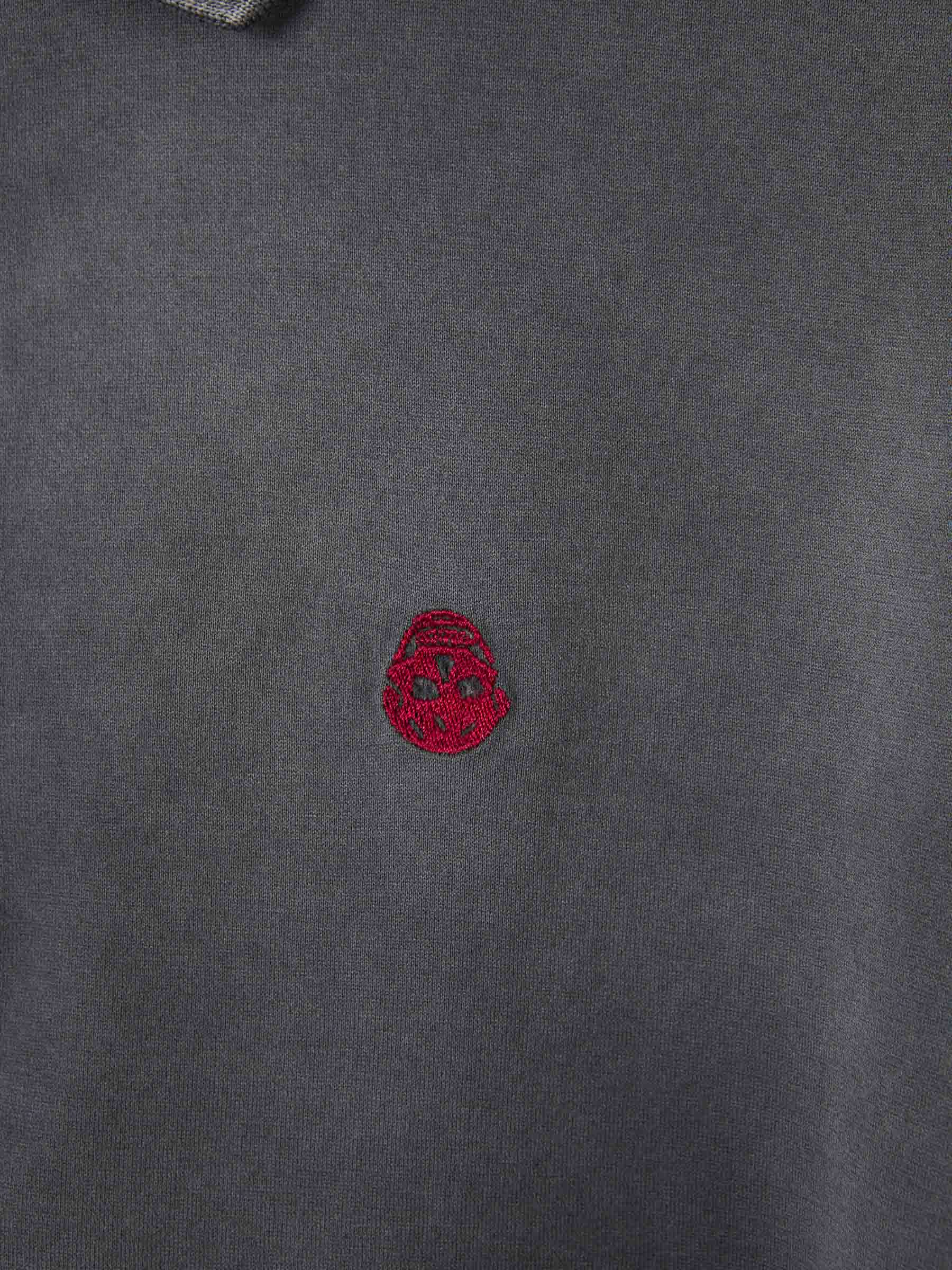 Outlet online Alexander McQueen Hombre Polo Logo Algodón color Negro sku 552-001562 01 - Foto 4