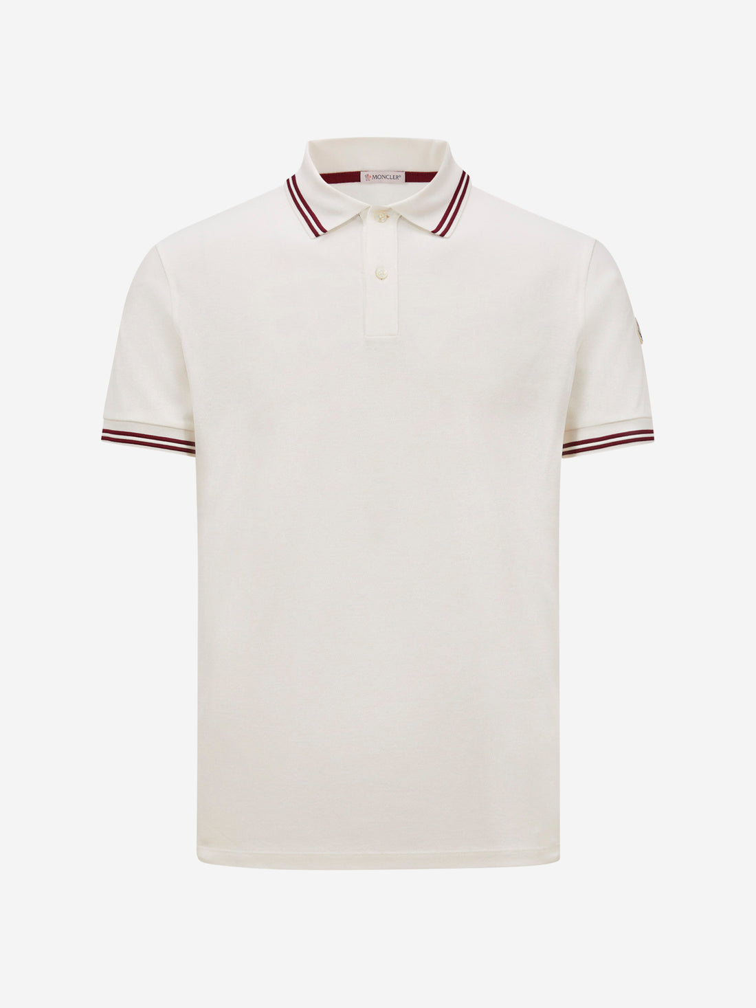Moncler Hombre Barcelona Polo Logo Algodón color Blanco sku 552-001567 01 - Foto 1