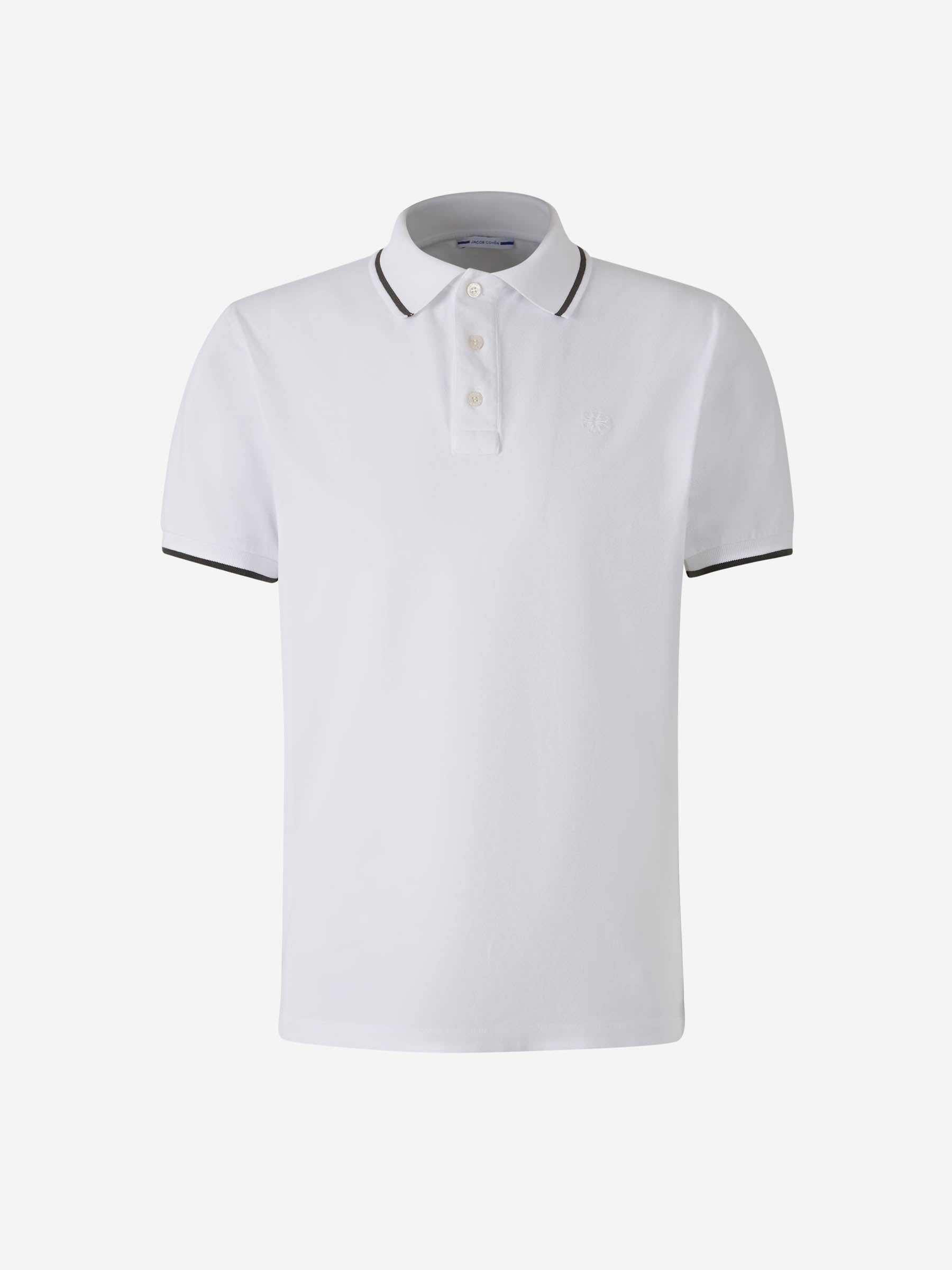 Jacob Cohën Hombre Barcelona Polo Logo Algodón color Blanco sku 552-001576 01 - Foto 1