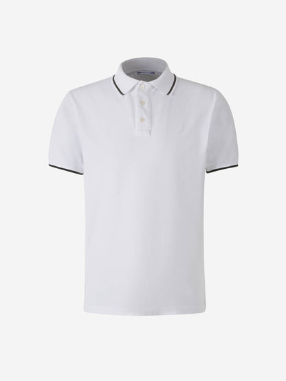Jacob Cohën Hombre Barcelona Polo Logo Algodón color Blanco sku 552-001576 01 - Foto 1