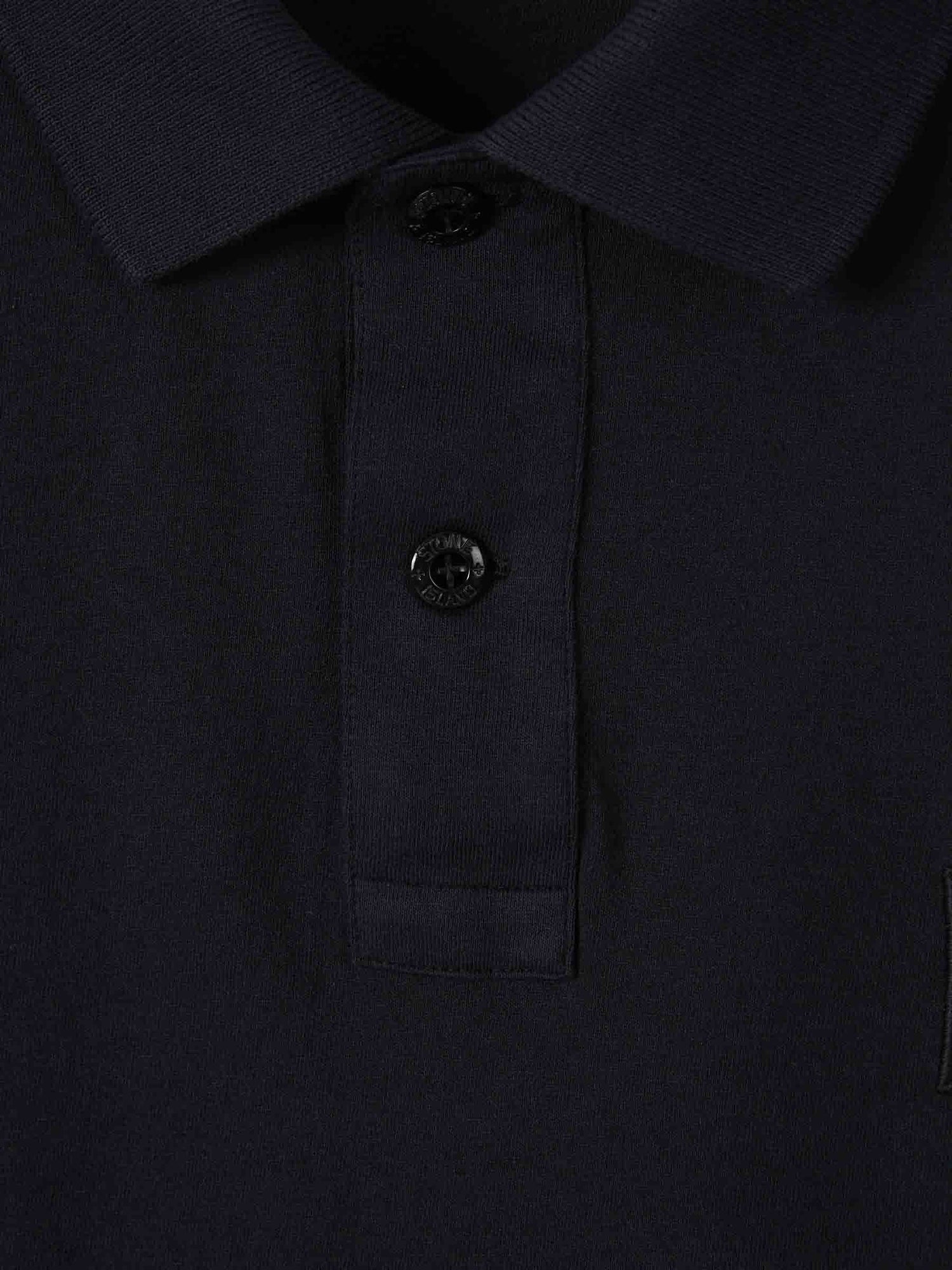 Outlet online Stone Island Hombre Polo Logo Algodón color Negro sku 552-001582 01 - Foto 3