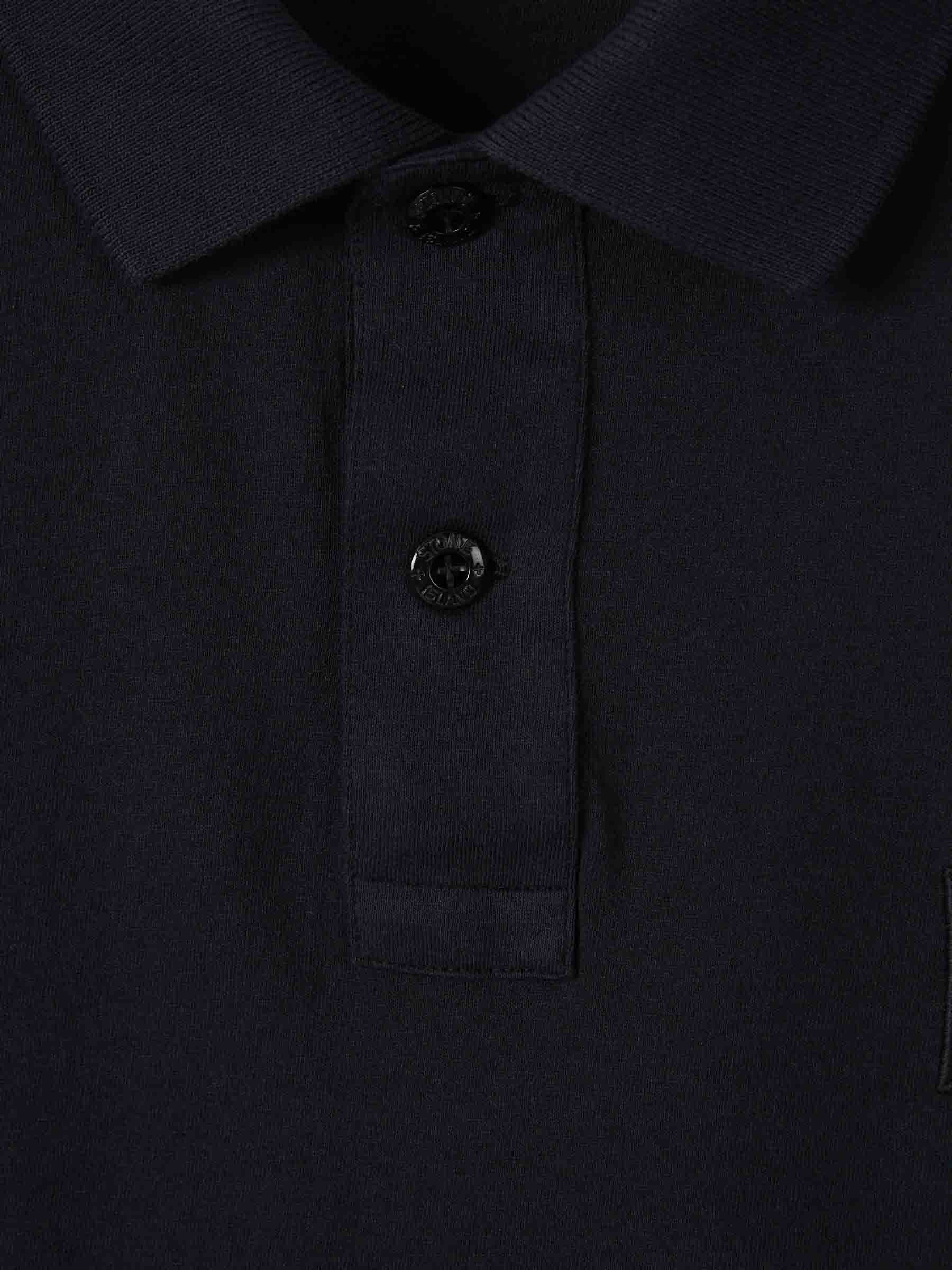 Outlet online Stone Island Hombre Polo Logo Algodón color Negro sku 552-001582 01 - Foto 3