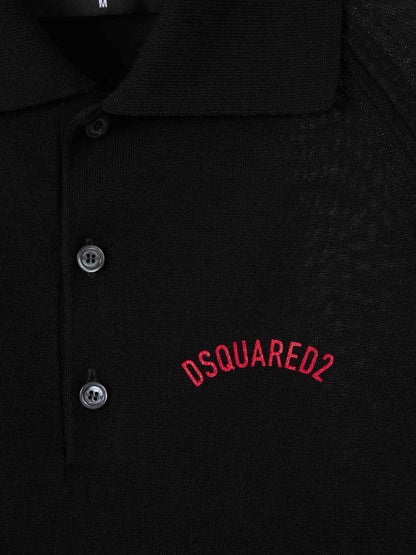 Dsquared2 Hombre Barcelona Polo Punto Lana color Negro sku 552-001584 02 - Foto 4