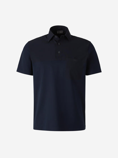 Outlet online Herno Hombre Polo Algodón Bolsillo color Azul Noche sku 552-001585 01 - Foto 1