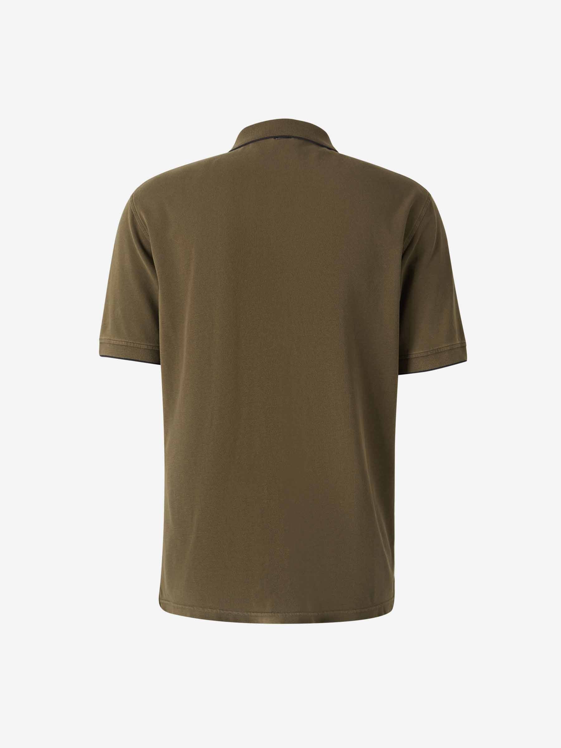 Outlet online Herno Hombre Polo Logo Bordado color Verde sku 552-001586 02 - Foto 2