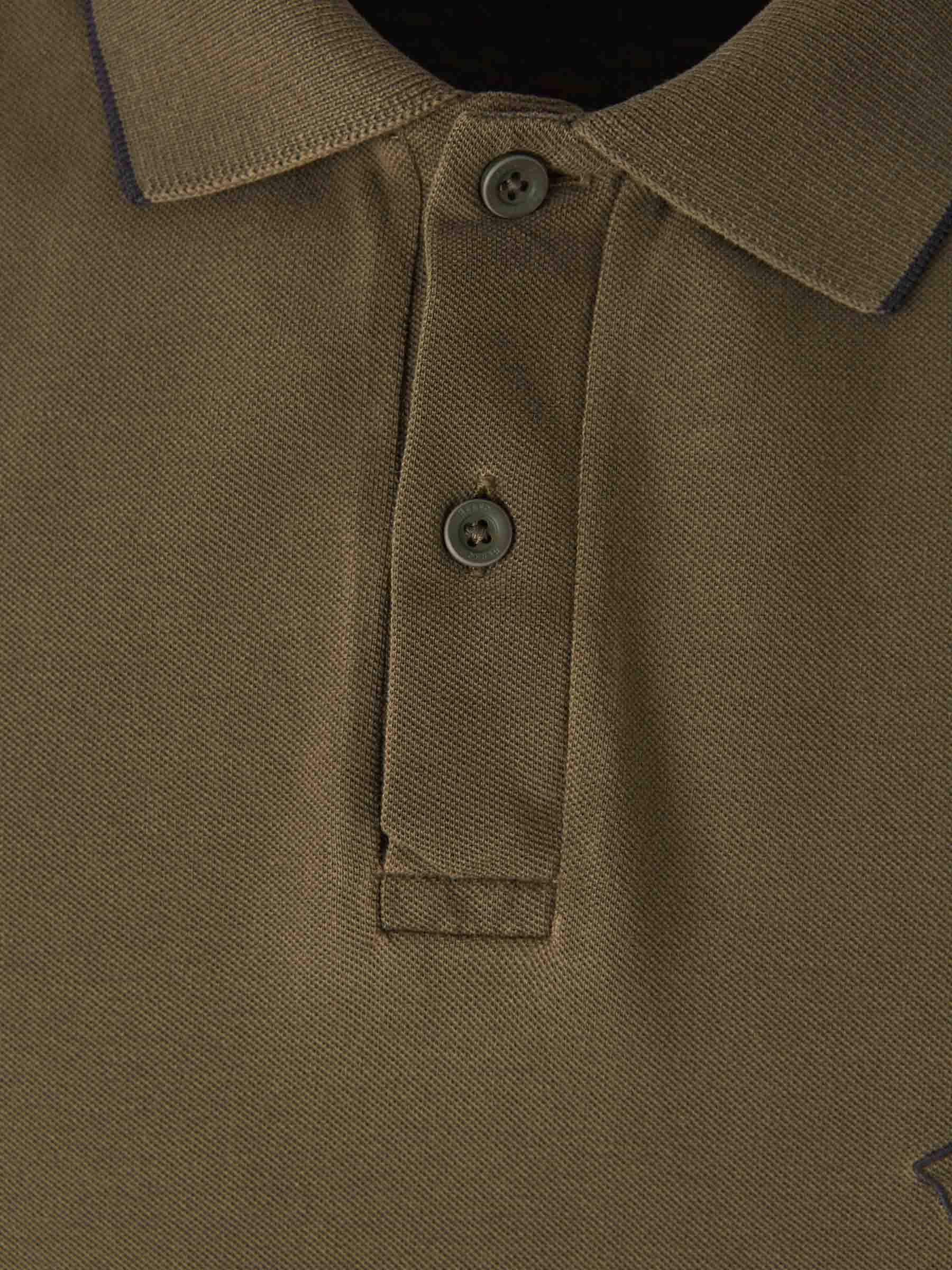 Outlet online Herno Hombre Polo Logo Bordado color Verde sku 552-001586 02 - Foto 3