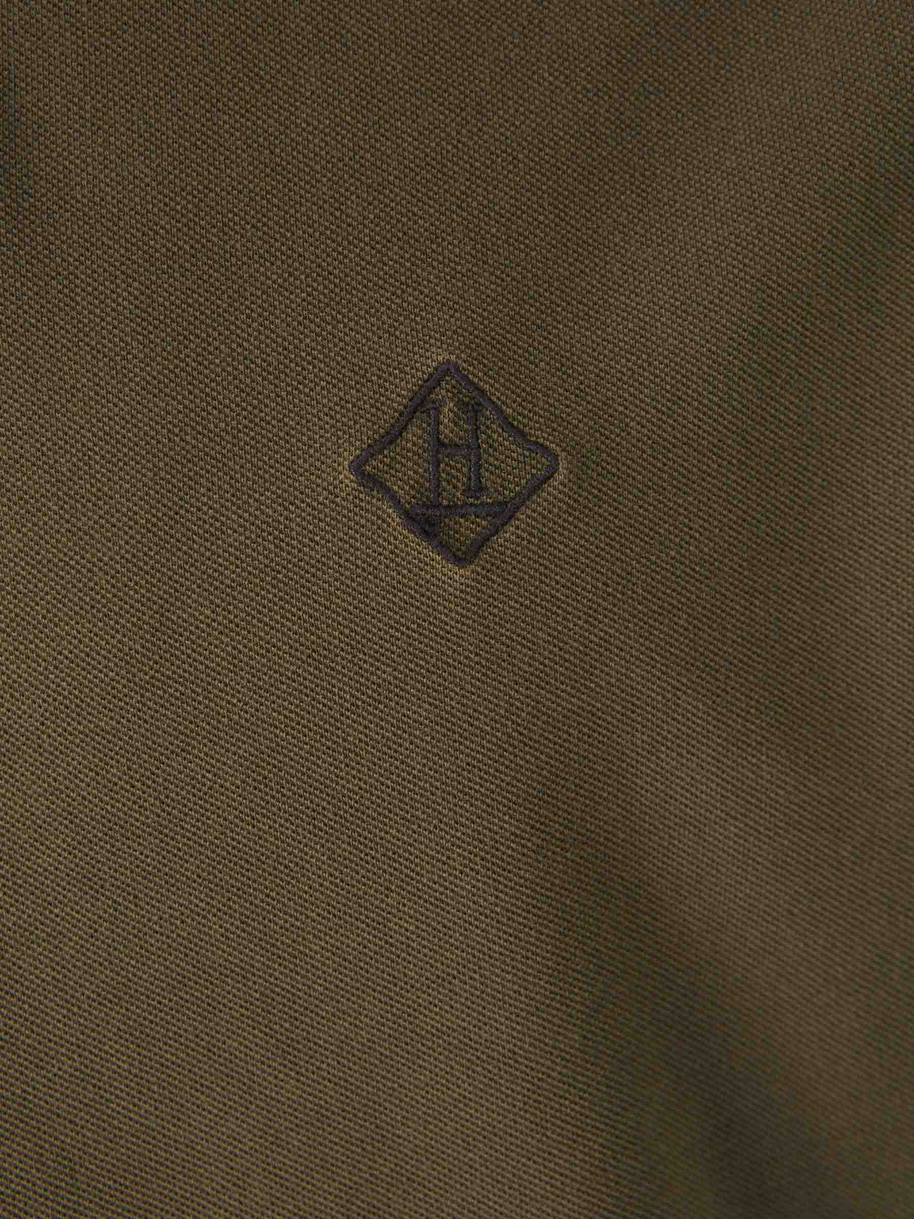 Outlet online Herno Hombre Polo Logo Bordado color Verde sku 552-001586 02 - Foto 4