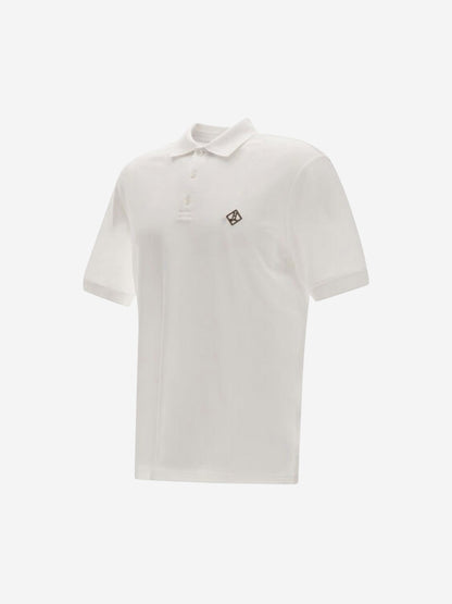Outlet online Herno Hombre Polo Logo Piqué color Blanco sku 552-001587 01 - Foto 3