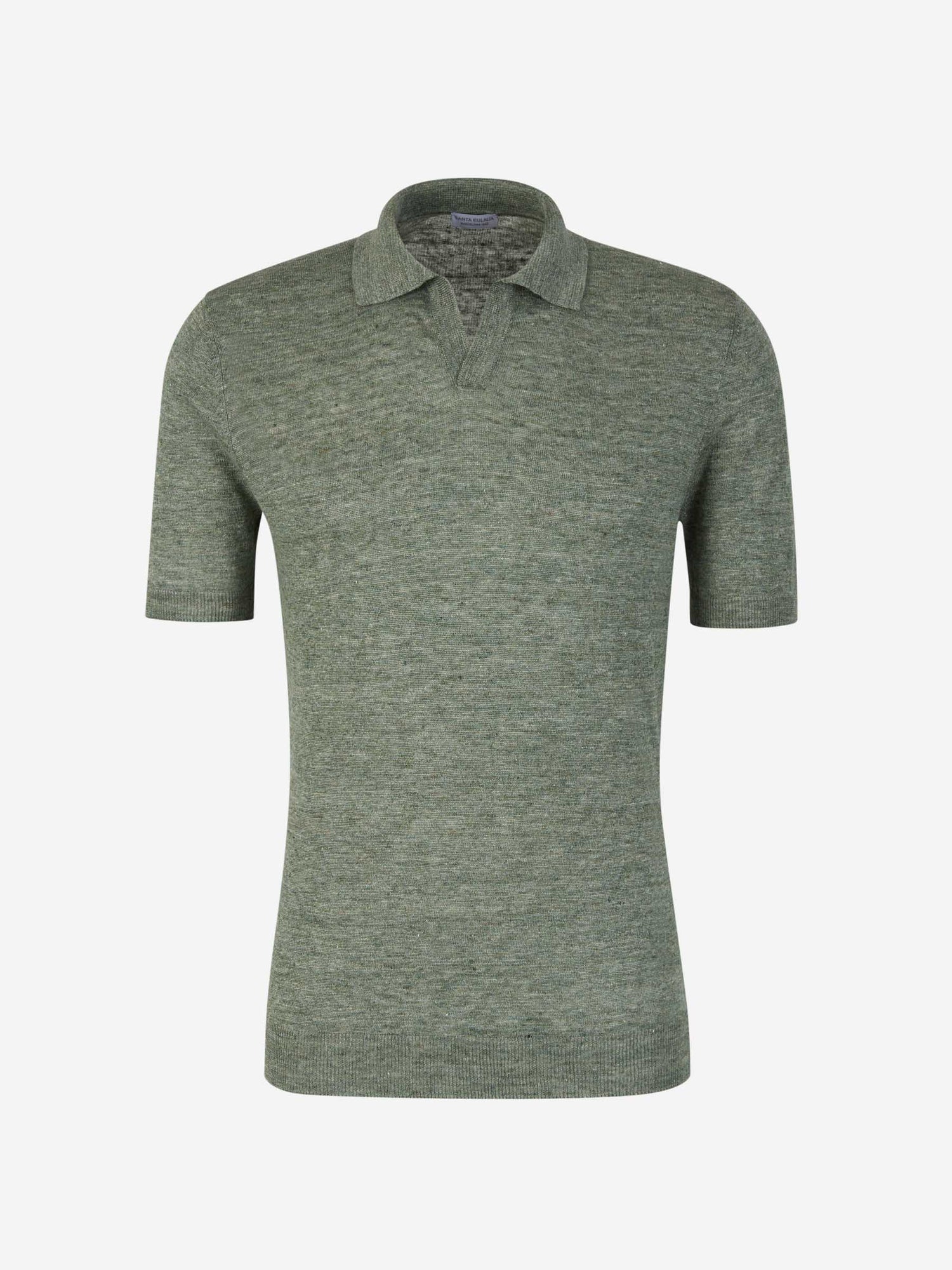 Outlet online Santa Eulalia Hombre Polo Punto Lino color Verde sku 552-001593 01 - Foto 1